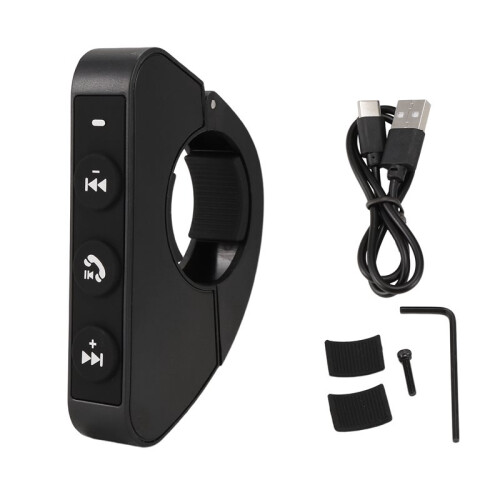 2X  Wireless Remote Control for Motorcycle Helmets Handlebar Control Keypad Remote Control Connect to Phone 2
