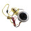 2pcs 52mm Water Temperature Gauge Car Digital Meter LED Display with Temperature Sensor Alarm Function 2