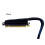 5X PCIE 4.0 X16 GPU Server  Card Extension Cable Woven Mesh Cable Bundle Right Out GEN4 Extension Cable,30cm 3