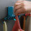 Kitchen Flower-Shaped Rag Rack with Hook Storage Organizer Wall-Mounted No Drilling Spatula Spoon Rack Towel Shelf B 7