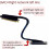 5X PCIE 4.0 X16 GPU Server  Card Extension Cable Woven Mesh Cable Bundle Right Out GEN4 Extension Cable,30cm 7