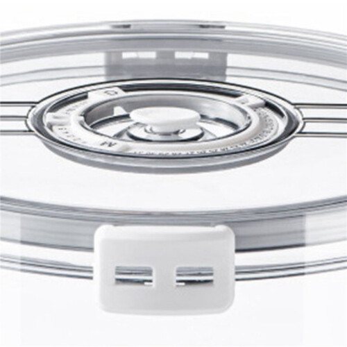 2X Airtight Bread Box Round Homemade Bread Storage Container  Recording Bread Keeper for Homemade Bread 2