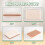 Eco-Friendly Natural Sponges for Dishes 12 Pack - Biodegradable Kitchen Sponge with Compostable Coconut Scrubber 7