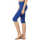 Plus Size Essential Basic Bomull Spandex Stretch Nedanför Knä 15" Långa Leggings 2