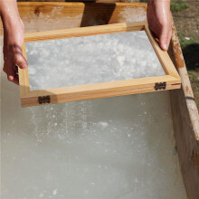 6 Pieces Paper Making Wooden Paper Making Mould Papermaking Screen Kit 3 Size Frame for DIY Paper (A7, A6, A5)