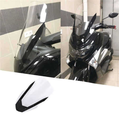 2X Motorcycle Windshield Deflector Shield Screen Accessories for  NMAX155 NMAX125 2016-2018