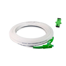 SC APC Single Mode Fiber Optic Patch Cord 5M LSZH G657A1 FTTH Cable with Adapter Low Loss
