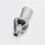 2PC 1/4 Thread Shape Venturi Spray Nozzle Mixed Flow Stir Beat  Electrophoretic Pool Plastic Sprinkler 4