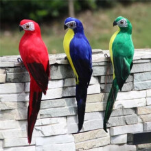 Creatives Handmade Simulation Animal Bird Garden Props Decoration Miniature Feather Lawn Doll Ornaments