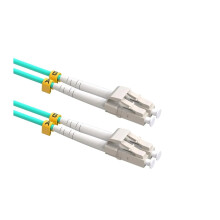 LC LC OM3 Fiber Optic Cable 10G Duplex Multimode Patch Cord 2M Speed Low Loss Connection