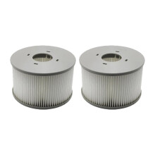 26 Pack Swimming Pool Filter Cartridge for MSPA Spa Replacement, Light Grey, Keeps Water Clear