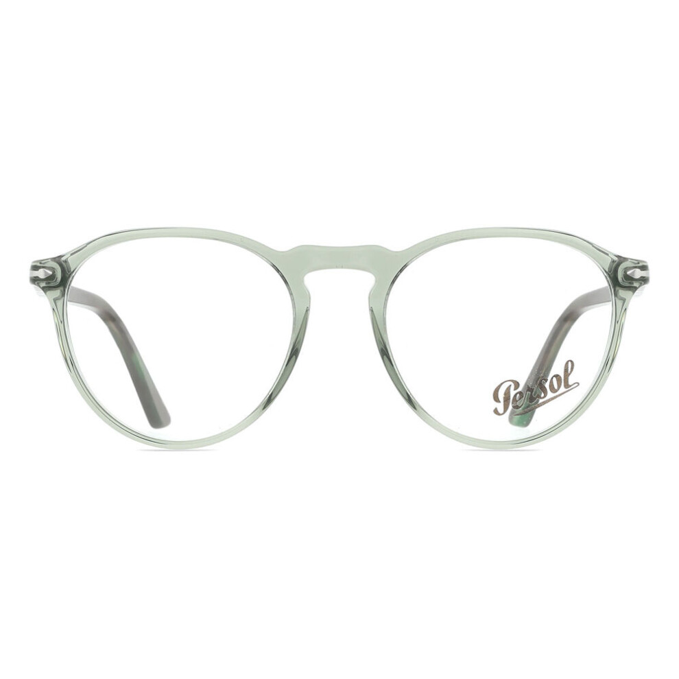 Persol , Transparent Glasses Green lenses, PO3286V 1226, Mojo Glasses - Image 3