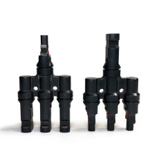 Solar Panel Connector 4Way T Type IP67 Waterproof PV Male Female Secure Locking UV Resistant