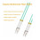 LC LC OM3 Fiber Optic Cable 10G Duplex Multimode Patch Cord 2M  Speed Low Loss Connection 4