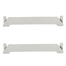 Stainless Steel Griddle Spatula Holder Barbecue Tool Rack ClipOn for Grills Dishwasher Safe