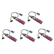 5X  PCIe to PCI Express 16X Riser for Laptop External  Card GDC BTC Miner MPCIe to PCI-E Slot Mining Card