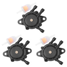 3X Fuel Pump for  17HP-25  Small Engine Lawn Mower Tractor, Gas Vacuum Fuel Pump with Fuel Filter for