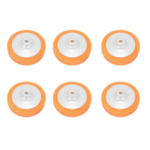 6pcs 7 Inch 180mm Car Polishing Buffing  Mop Pad Soft Sponge with M14 Thread 1