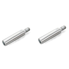 2X Angle Grinder Extension Connecting Rod M10 Thread Rotary Shaft Polish Wheel Sander Pad Angle Grinder Accessories