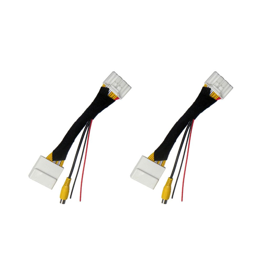 2X 28 Pin Car Rca Video Reverse Camera Convert Cable Adapter For 2 3 6 Cx-5 Demio Axela Roadster Mx-5 Miata 4711069215682