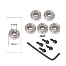 3X Oberlager Fräser Fräskopflager Satz Kugel Lager Zubehör Satz Innen 4,76 mm Außen 12,7 mm