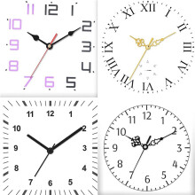 21 Sets Quartz Clock Movement Mechanism, Silent Short Shaft Clock Mechanisms with Hands, Wall Clock Mechanism Parts
