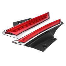 Para  Rogue X-Trail 2014-2019 Carro LED Janela Traseira Pilar Luz Luz de Freio Lâmpada Traseira com Características de Sinal de Direção