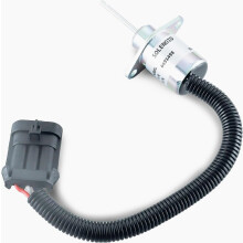 Fuel Shut Off Solenoid 12V for Bobcat Skid Steer and Excavator Reliable Engine Shutdown