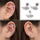 Exclusive Wing Ear Piercing for Mixed and Matching-White 2