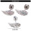 Exclusive Wing Ear Piercing for Mixed and Matching-White 3
