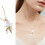 Collier avec pendentif en perles de crème glacée, accessoire-6 3