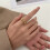 Luxury Rotatable Bead Open Ring Women's-03 k c gold 6367 4