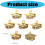 100 Pieces Commencement Keepsake Alloy-2026 Ancient Gold 3
