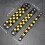 Bracelets gothiques réglables et confortables, 3 pièces,-H. 7