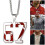 Collier avec pendentif en forme de numéro 67, conversation-SS2 3