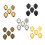 Easy to Use Alloy Gemstones Base for Handcrafted-Ancient Silver 2