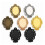 Multifunctional Oval Base Suitable for Necklace and-Black. 6