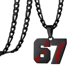 Leuke 67-nummer bedelketting Corrosiebestendig-SS8