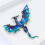 Broche en alliage d'émail Dragon joyeux, accessoire de-Vert 5
