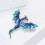 Broche en alliage d'émail Dragon joyeux, accessoire de-Vert 7