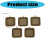 50PCS Multifunctional Square Stand Suitable for- Black.. 4