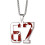 Collier pendentif en acier inoxydable 67 résistant à la-SS5 1