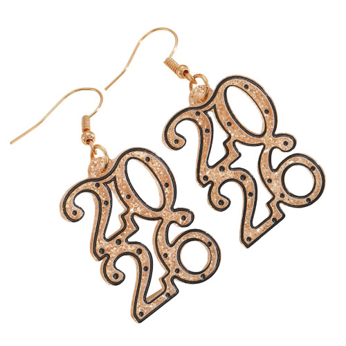 Boucles d'oreilles à thème créatif 2026, Texture acrylique,-1