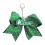 Versatile Glittering Bowknot Keychain Decorative-dark green 1