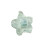 Stress Relief Glowing Button Keychain with Colorful-Turquoise 1