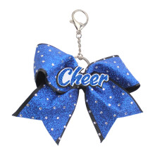 Unique Cheerleader Bowknot Keychain Backpack-Royal Blue