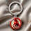 Porte-clés vibrant sur le thème du cheval, fabriqué à partir 6