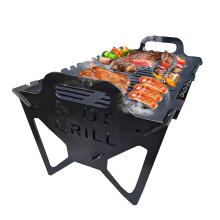 Camping Grill Foldable Lightweight 31x31x3cm Compact BBQ Rack for Outdoor Cooking and Travel