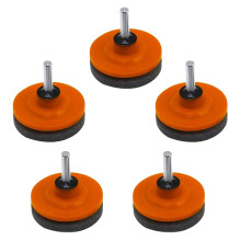 5Pack Lawnmower Blade Sharpeners,Lawn Mower Sharpener Grinder Wheel Stone Tool for Any Power Drill Hand Drill