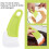 Household Cleaning Spatula Grease Heat-Resistant Cleaning Flexible Thickened Scraper Pan Scraper Tool Green 5